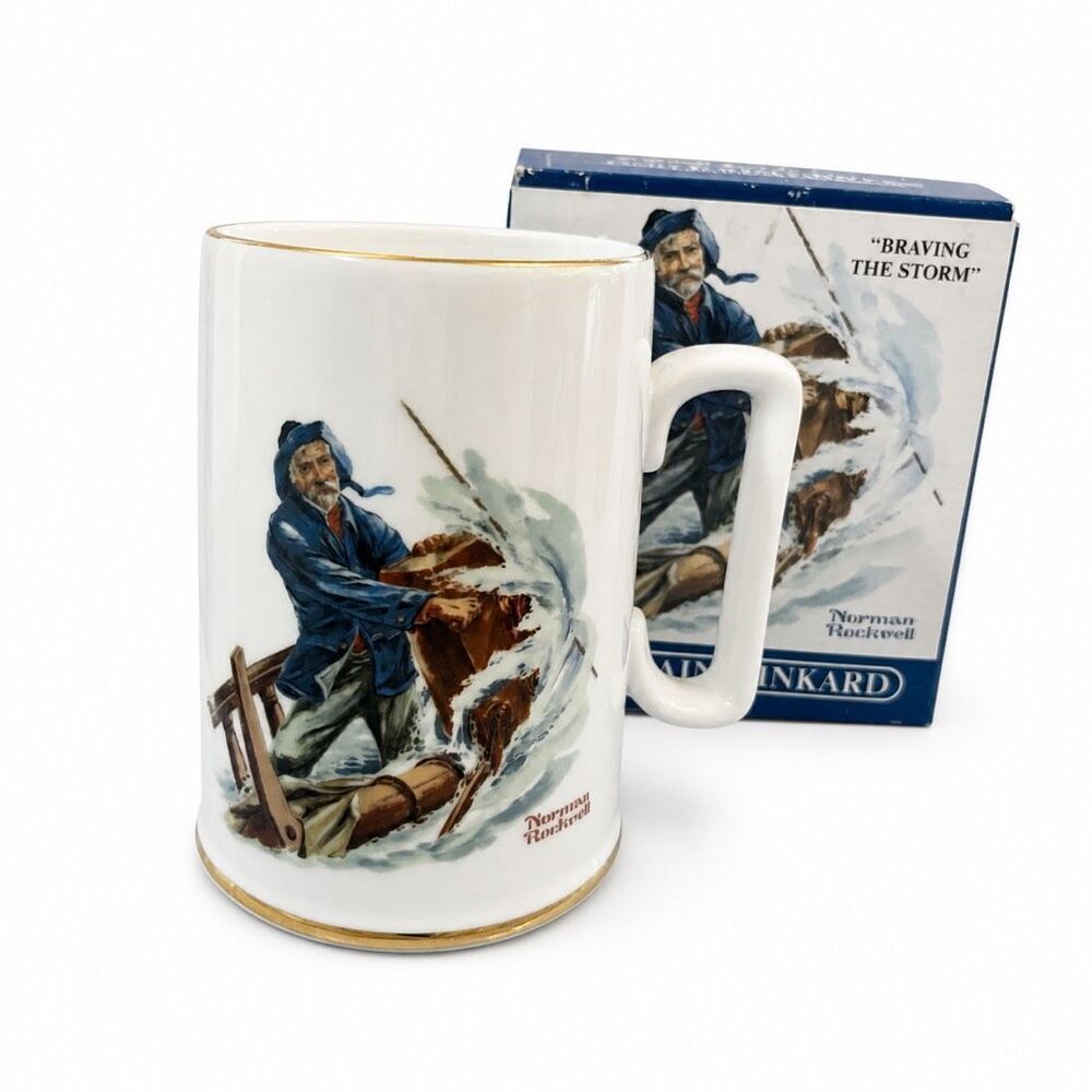 Norman Rockwell’s Long John Silver’s Seafarers Collection Brave The Storm Mug